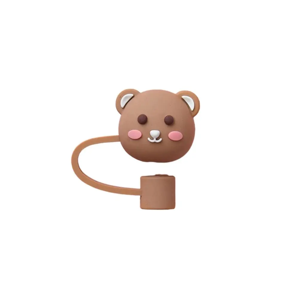 

Creative Cup Accessories Silicone Straw Plug Splash Proof Airtight Drinking Dust Cap Reusable Straw Tips Cup Accessories