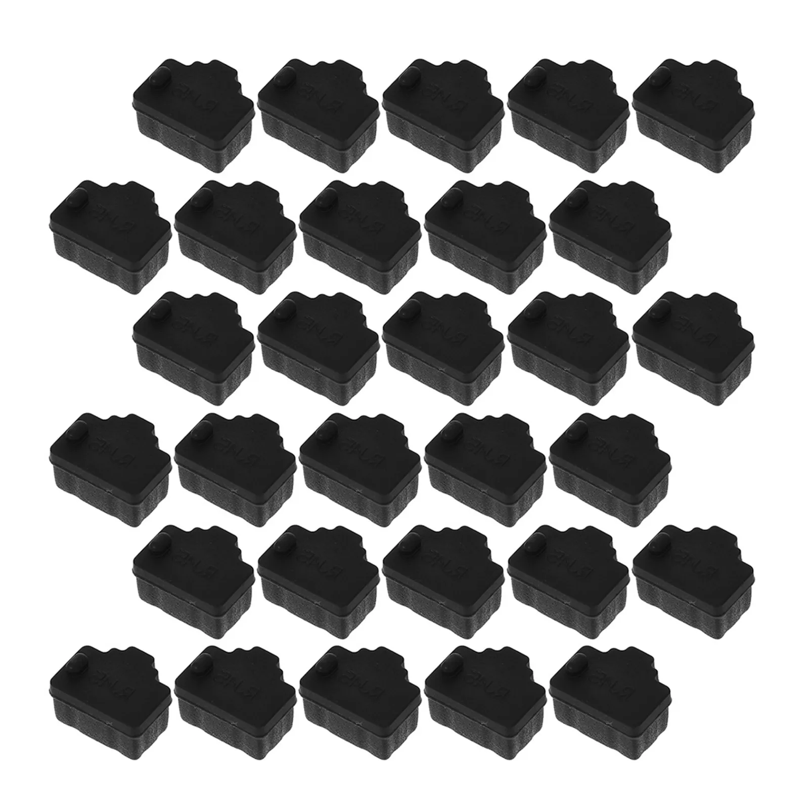 100Pcs Rj45 Port Dust Plug Ethernet Network Cover Silicone Dust Caps Protector for Computer Router Hub Connector