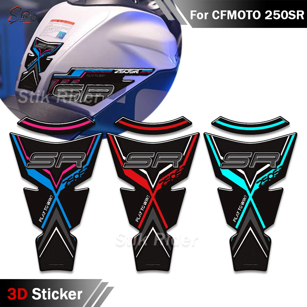 

Для CFMOTO CF MOTO 250SR 250 SR мотоциклетные 3D наклейки на бак, боковые ручки, комплект защитных наклеек для газа, мазута и колена