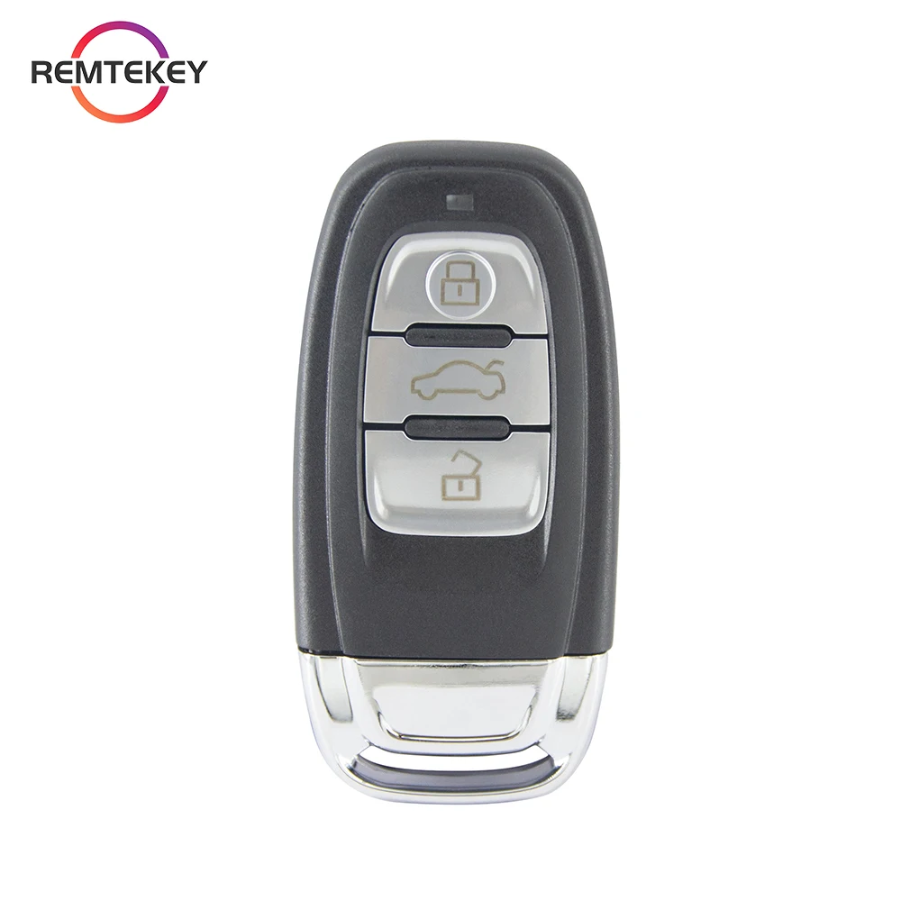 REMTEKEY Keyless Go Smart Remote Key Fob 3 Button 315/434/868Mhz PCF7945A 46 Chipfor Audi A4 A5 A6L A7 A8 Q5 2008-2016