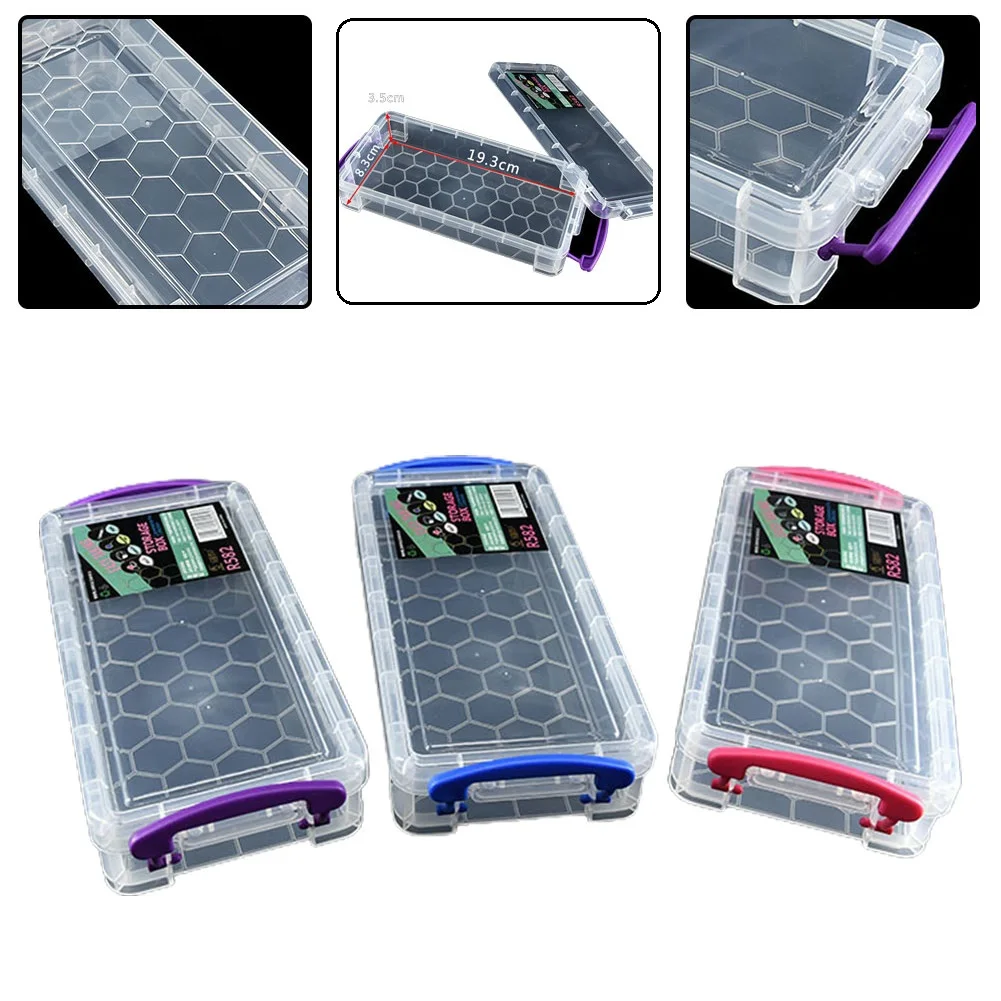 Screw Organizer Storage Box Practical Screw Tools Organizer Transparent Container Case Box Dust-proof Waterproof