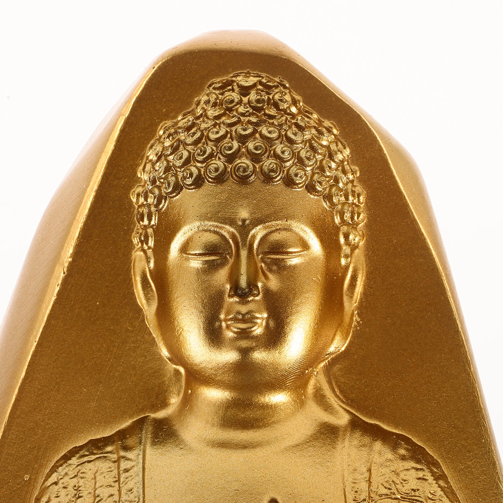 

Resin Buddha Head Tealight Holder Desk Holder Resin Decorative Stand Stable Base for Home Party Decor