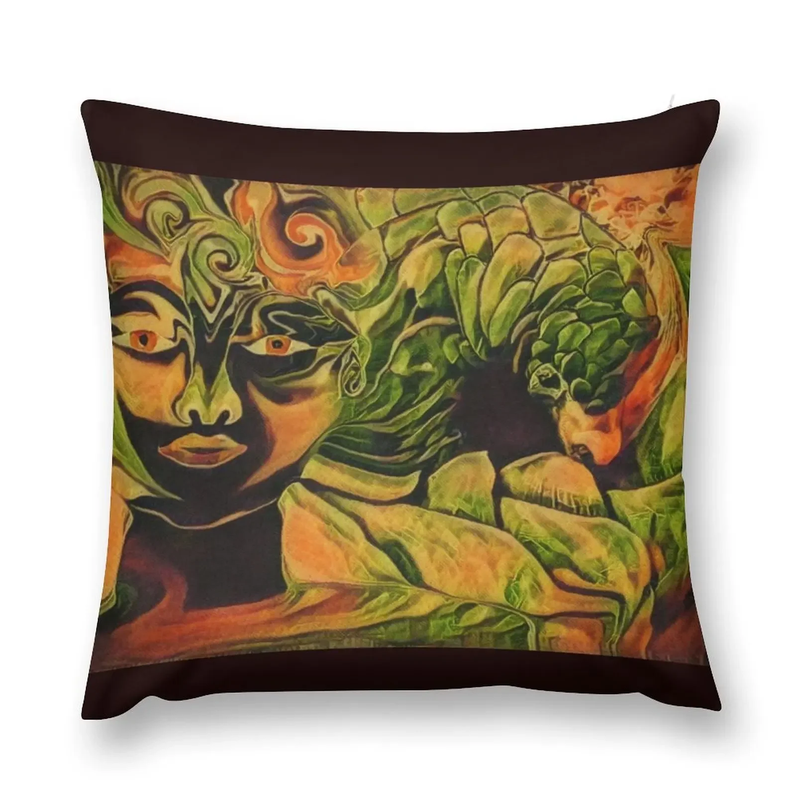 

Succulent Enclave Throw Pillow New year Luxury Living Room Decorative Cushions pillow