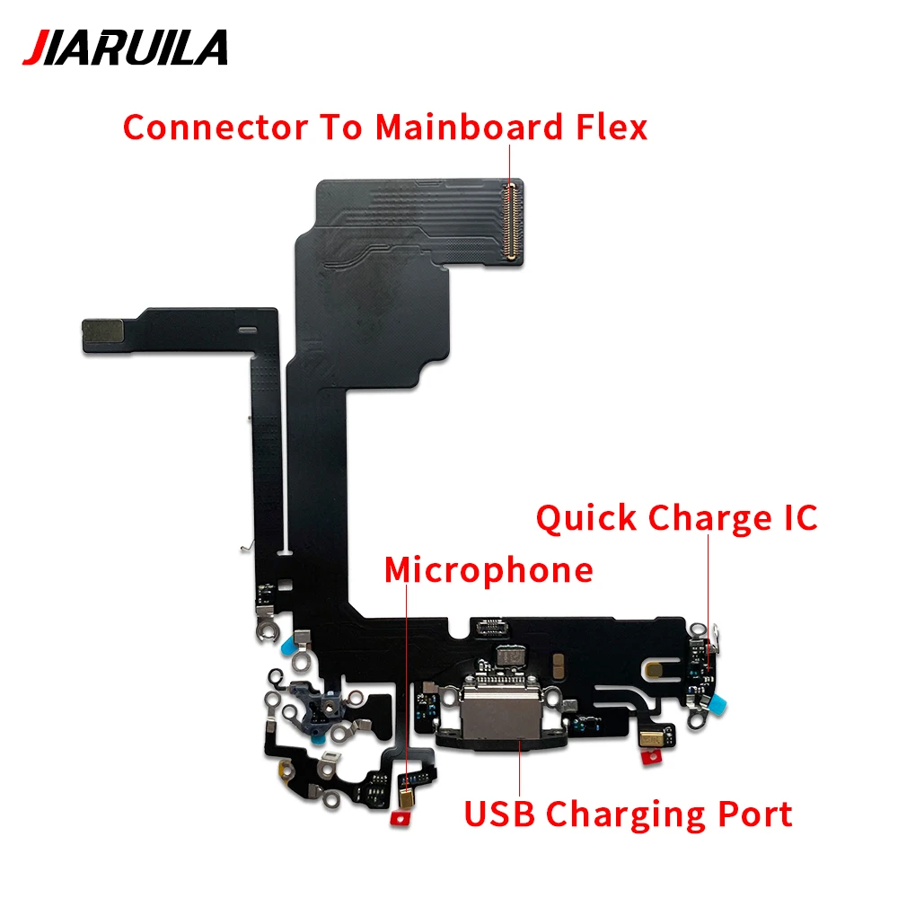 NEW USB Port Charger Dock Plug Connector Charging Microphone Board Flex Cable For iPhone 15 / 15 Pro / 15 Plus fast Charging