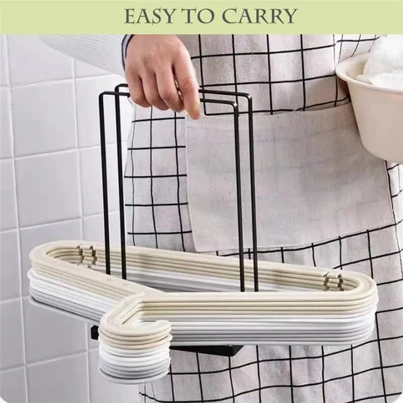 EYFL-Hanger Organizer Stacker, Hanger Organizer Stand Shoe Organizer Door Hanger For Closet Laundry Room,Hanger Storage Holder