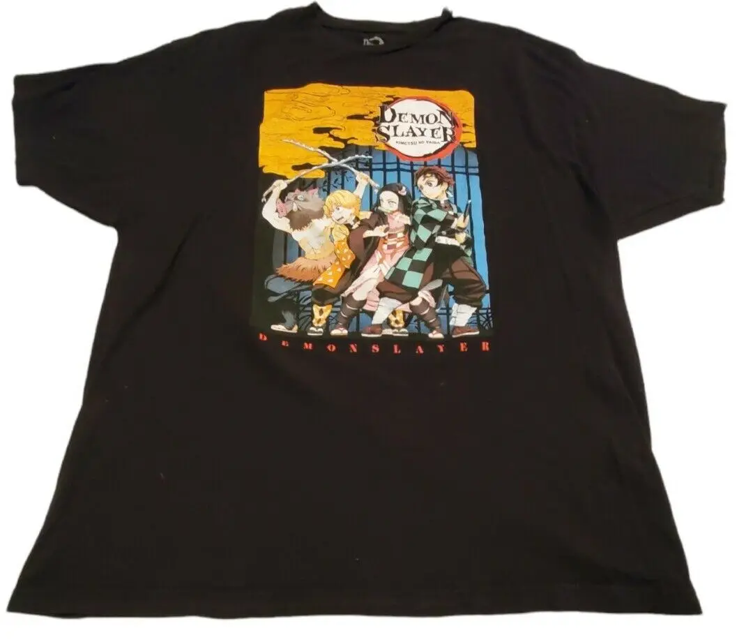 

Demon Slayer Kimetsu No Yaiba Shirt 2XL Tanjiro Nezuko Zenitsu Inosuke Group