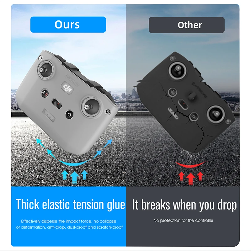 For DJI Neo/Mini 4K Remote Control Protective Cover For DJI N1/N2/N3 Controller Silicone Sleeve Drone Accessories