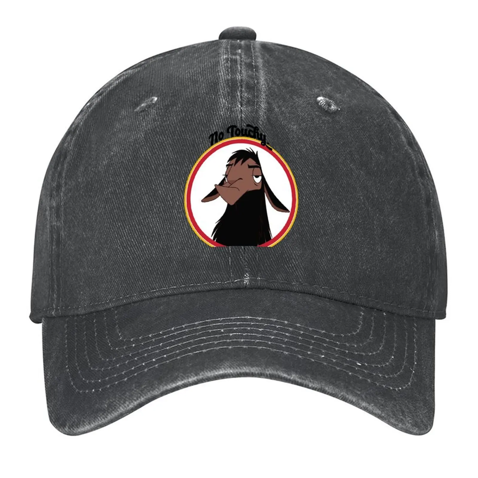 

Kuzco NO TOUCHY Sad Llama Emperor&X27;S New Groove Emperor David Spade Back Off No Touch Funny Gift Baseball Cap