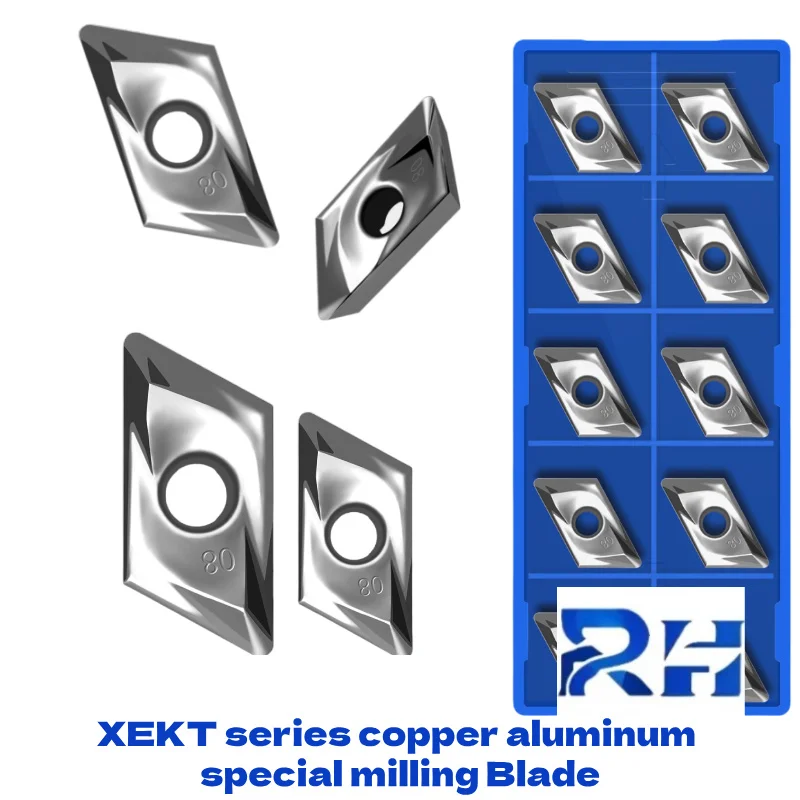 

High-quality Aluminum Rapid Feed Milling Cutters XEKT19M504FR 580FR 512FR 516FR-MA Aluminum Lathe Tools, CNC Cutting Inserts