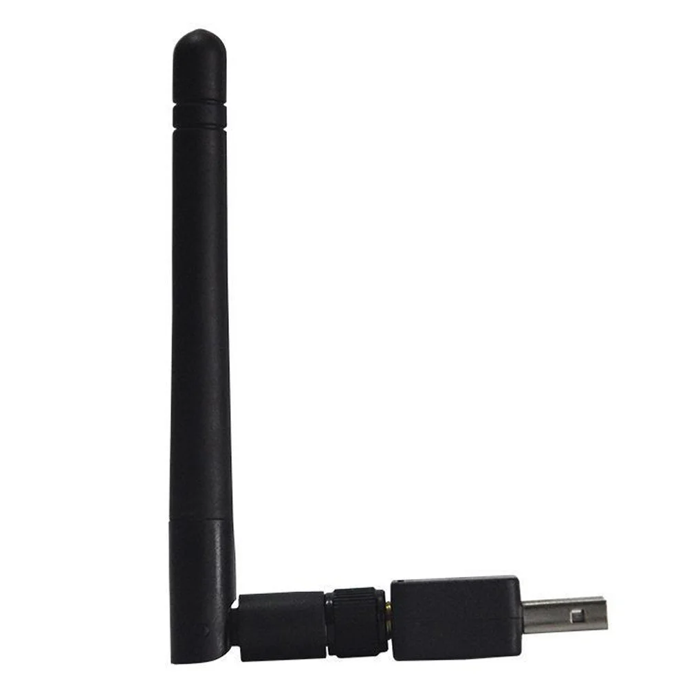 Wireless Usb Adapter 150Mbps Wifi Dongle For Support Wlan Antenna Black Computer Peripheral