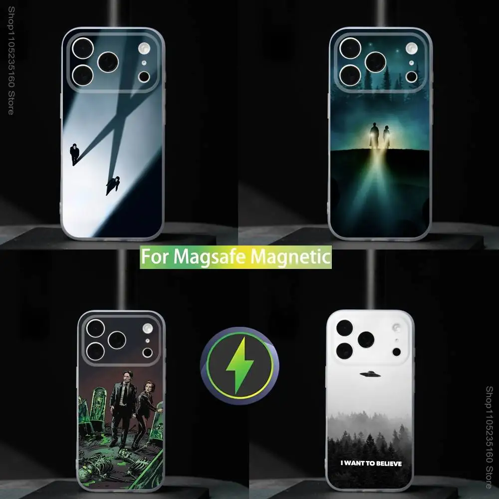 

Movie The X-F-Files For iPhone 17,16,15,14,13,12,11,Pro,Max,Plus,Mini,SE4,E Magnetic For Magsafe Wireless Phone Case