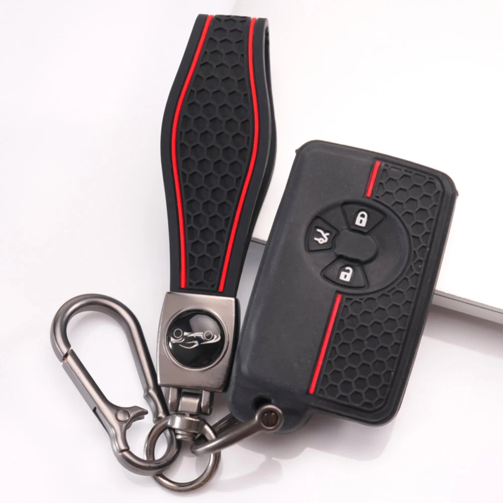 Smart Key Shell Keychain For Toyota RAV4 Camry Prius Alphard Vellfire Estima Auris Premio Highlander Prado Crown Soft Touch