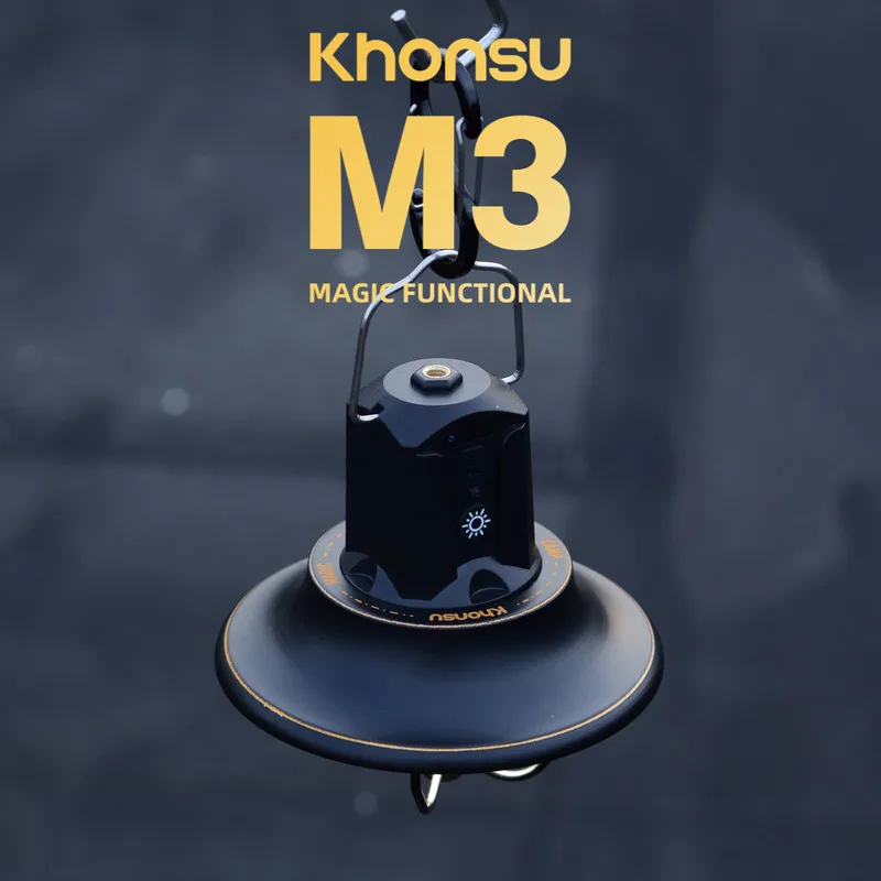 

Кемпинговый фонарь Khonsu M3, высокая яркость, перезаряжаемый, многофункциональный, портативный, для палаток и кемпингов, для отдыха на природе