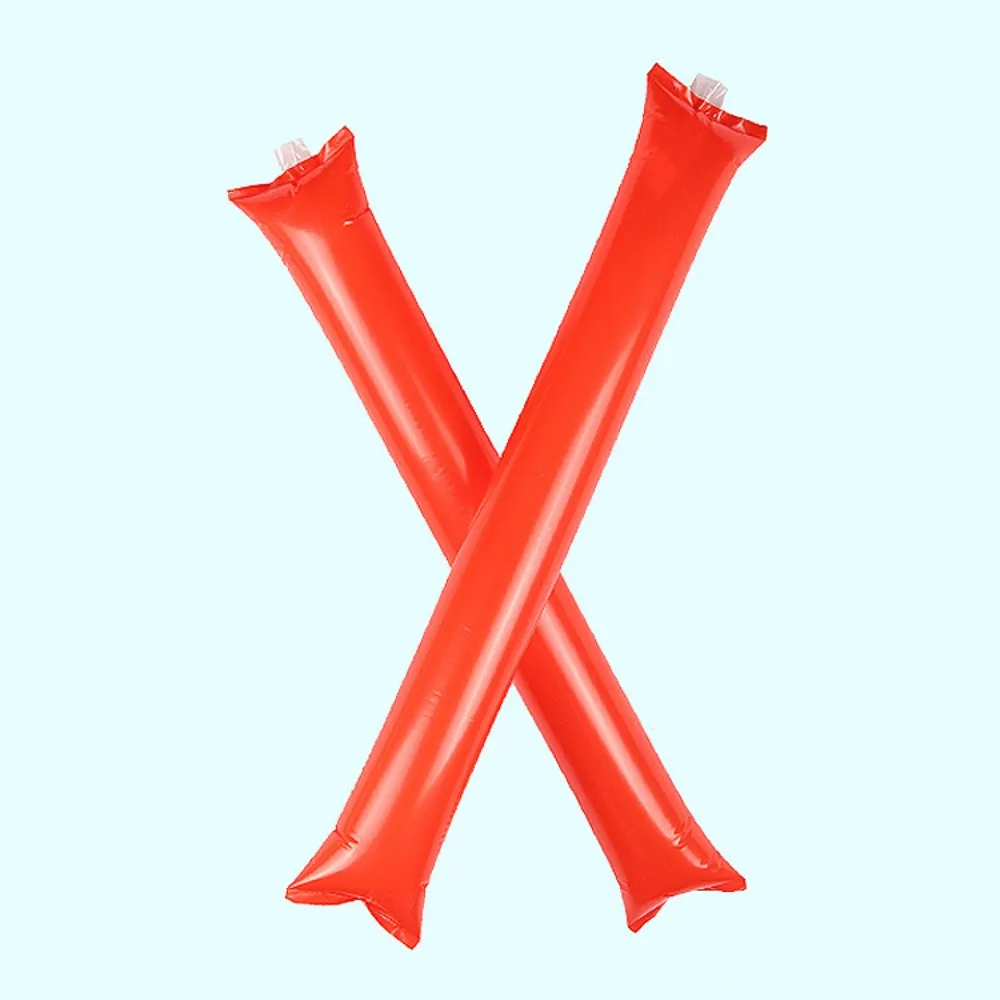 2 Stuks Juichende Team Geest Opblaasbare Cheer Sticks Lawaaimakers Cheer Leading Thunder Sticks Applauder Plastic Boom Sticks Party