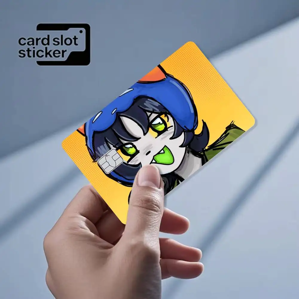 Homestuck Nepeta Leijon Cat  Credit Card HD Stickers Game Card Decal Small Chip Waterproof Sticker Gift