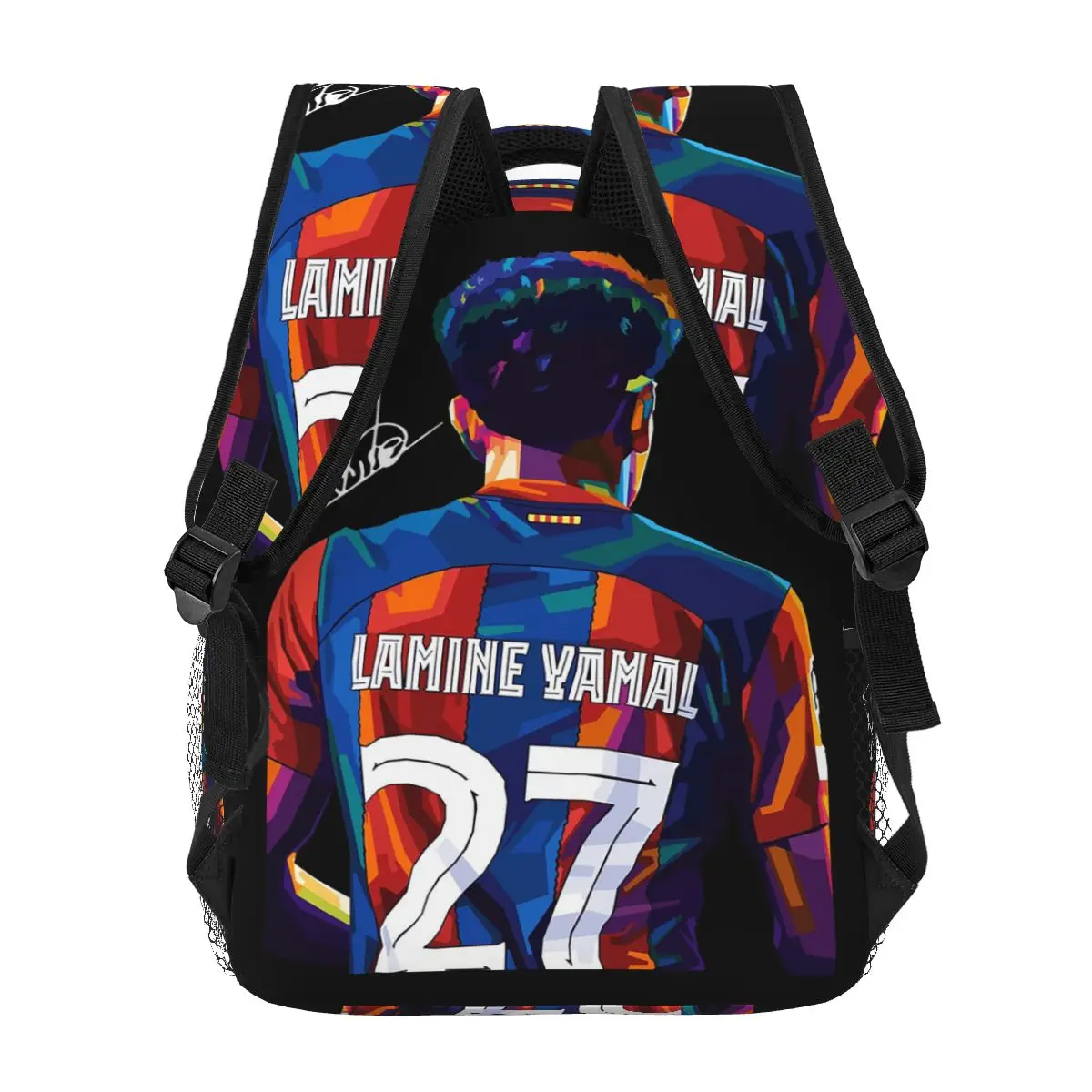 Lamine Yamal Num 19 Mochila Venda Quente Mochila Grande Capacidade Meninos Meninas BookBag Bolsa Escolar Bolsas de Ombro para Homens Mulheres