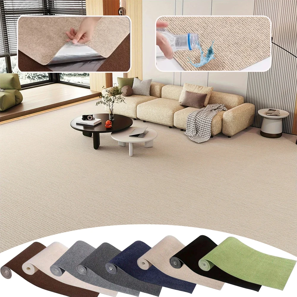 

1 Roll of Kitchens Bedroom Rug Strong Water Absorb Carpet Home Decor Self-adhesive Bathroom Decoration Rugs Bedroom Floor Mats