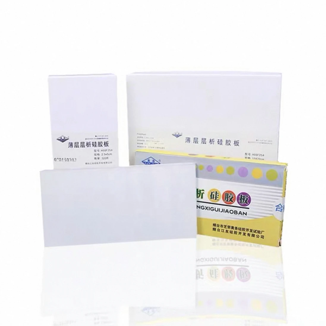 لوحة جل السيليكا ذات الأداء العالي HSGF254 ذات الطبقة الرقيقة، لوحة HPTLC للكروماتوغرافيا ذات الطبقة الرفيعة للمختبر #1