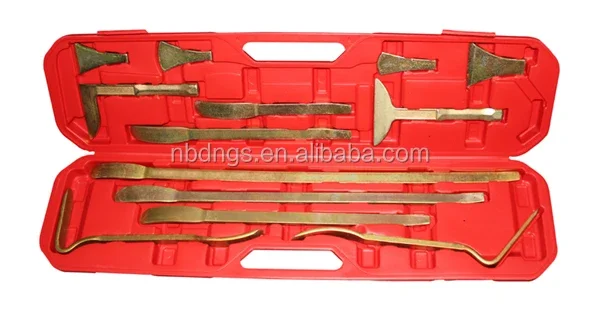 wholesale 13Pcs Durable heavy duty automotive Body Pry Bars Lever bar dent and body repair Tool