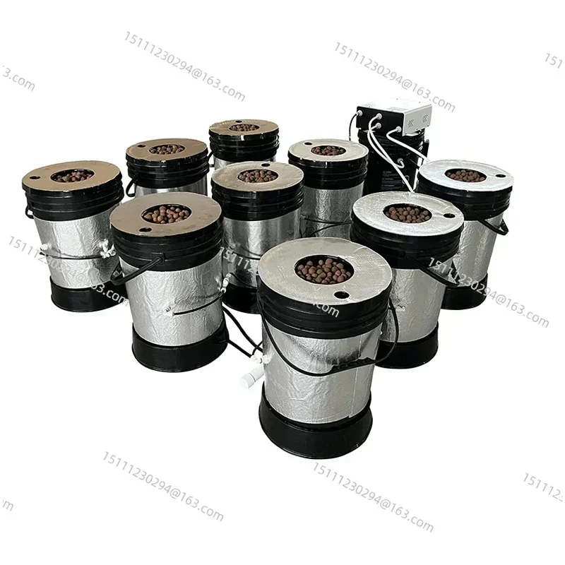 

9 шт. рециркуляционная аэропоника, 5-галонная система ведра для выращивания гидропоники