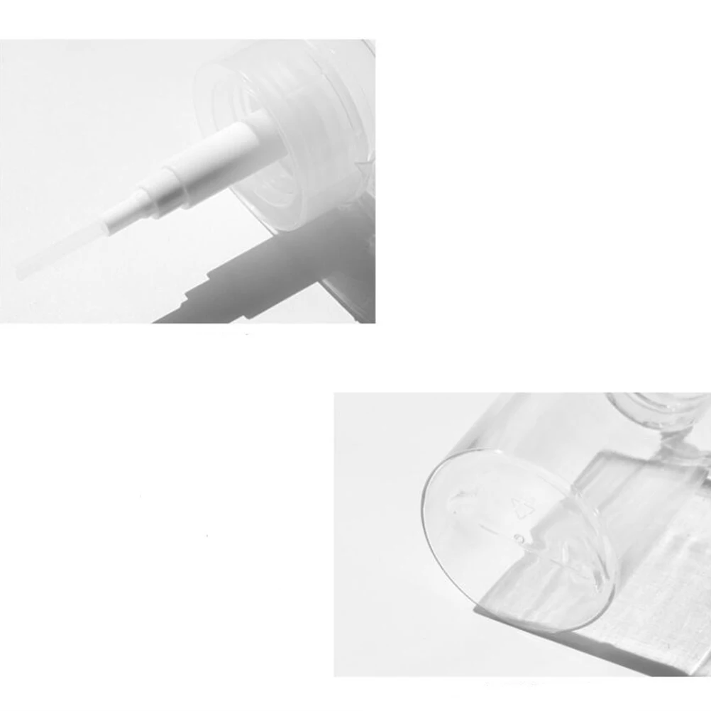 2 قطعة 300 مللي زجاجة تونر للوجه قابلة لإعادة الاستخدام حاوية تعبئة فرعية بلاستيكية للسفر زجاجة محلول محمولة فارغة قابلة لإعادة الملء