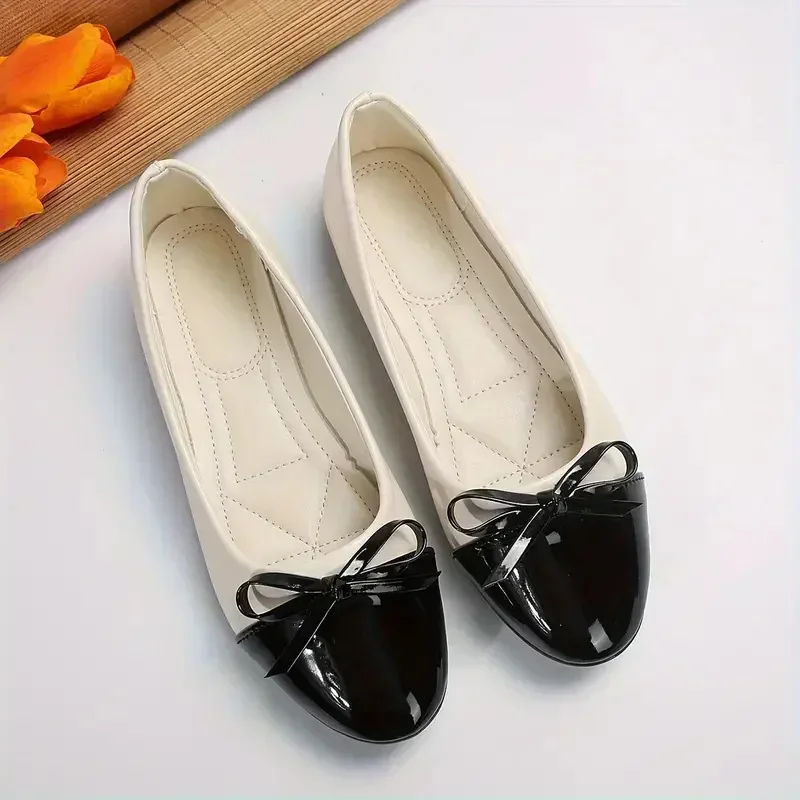 Women Flats Spring 2025 New Fashion Non-slip Flat Loafers Casual Shallow Elegant Mother Shoes for Women Comfort Mary Jane Shoes