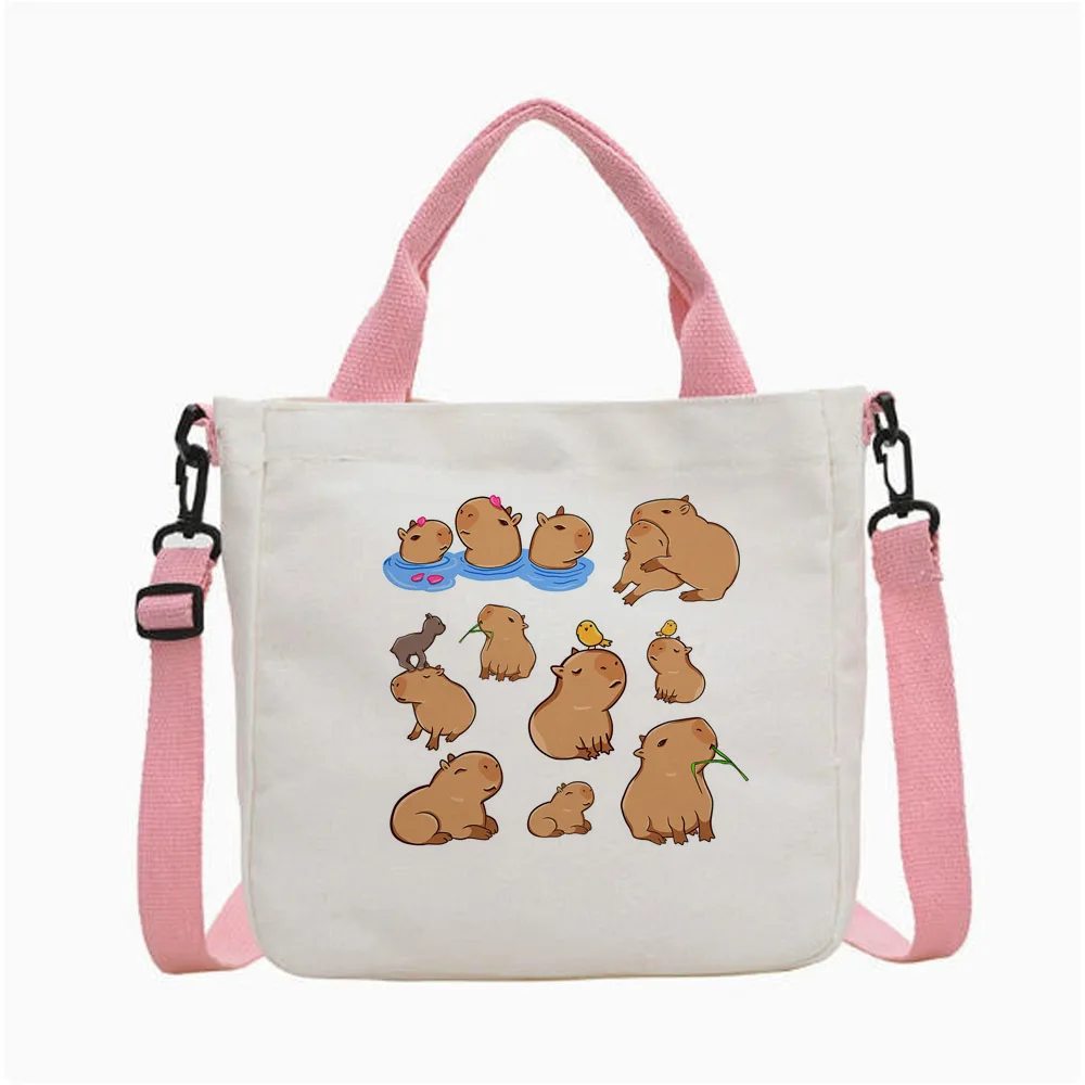 Capybara Kapibara tote bag torba na zakupy grocery personnalisable shopping bolsas de tela femme