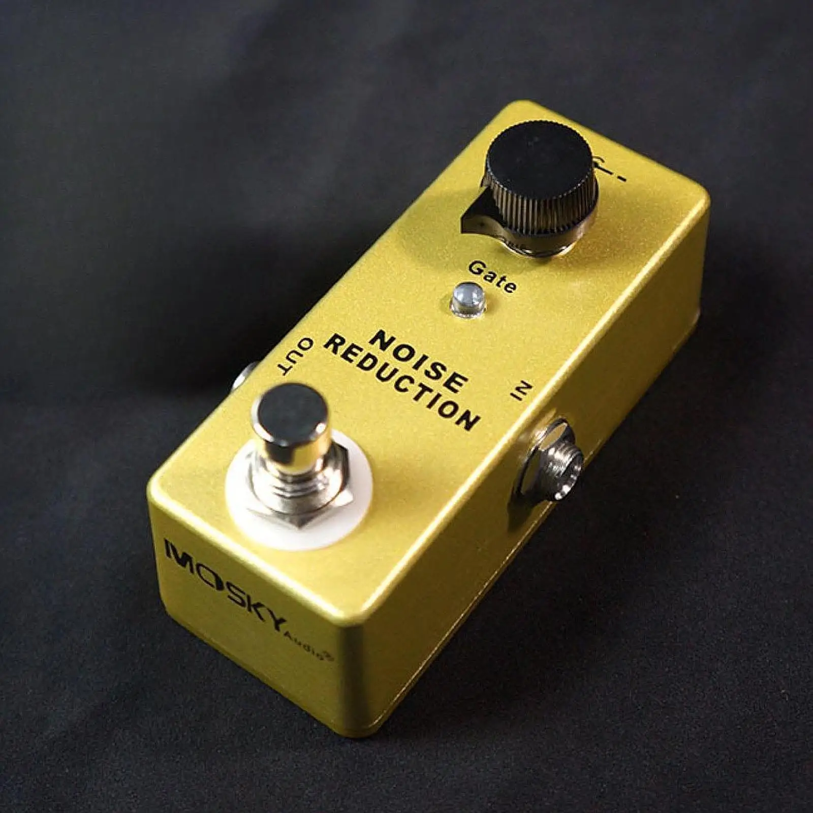Guitar Noise Reduction Effector Easy Adjustment Versatile Single Knob Control DC 9V Murmur Suppressor for Home Stage Performance