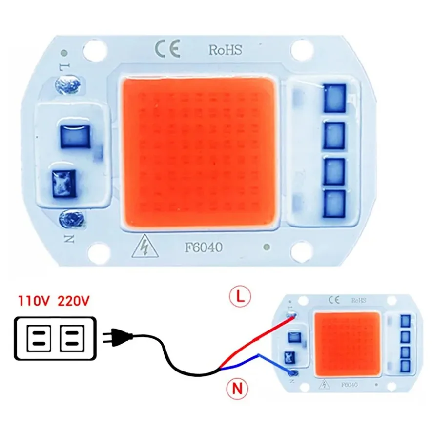 COB LED Chip Grow Light Full Spectrum AC 110V 220V No need driver Phyto Lamp For Indoor Plant Light Seedling Grow Lamp Source