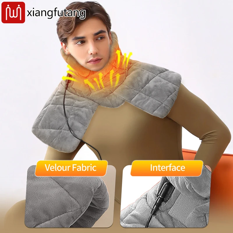 

Shoulder Heating Shawl Hot Compress Electric Heated Neck Shoulder Wrap Neck Warmer for Neck and Shoulder Stiffness Relief