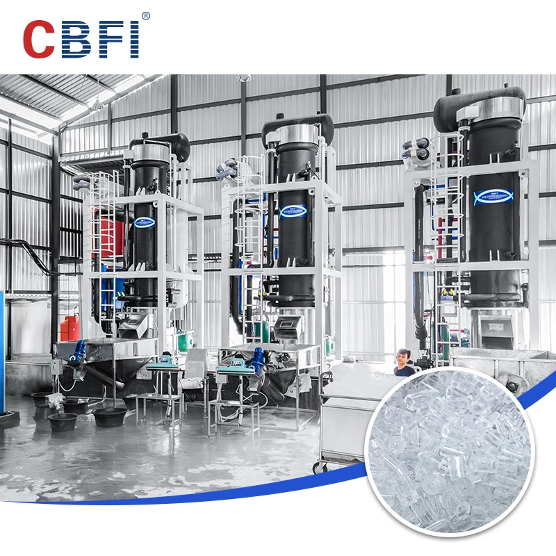 CBFI 30T Large Integrated Crystal Tube Ice Machine Price for Producing Tubular Ice