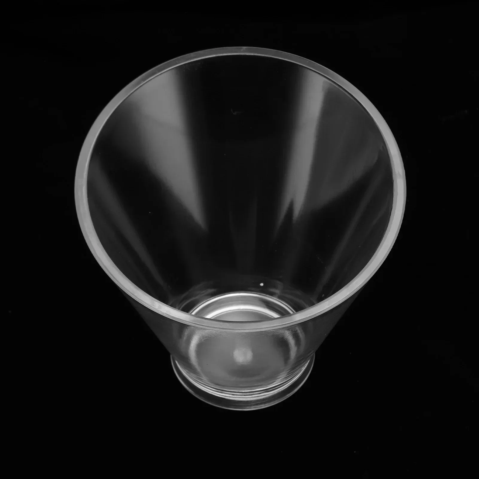 2025 Hot 350/550/860ml Acrylic Salad Bowl Slanted Salad Mixing Bowls Skid Resistant Bottom Serving Bowl for Pasta Fruit Sauces