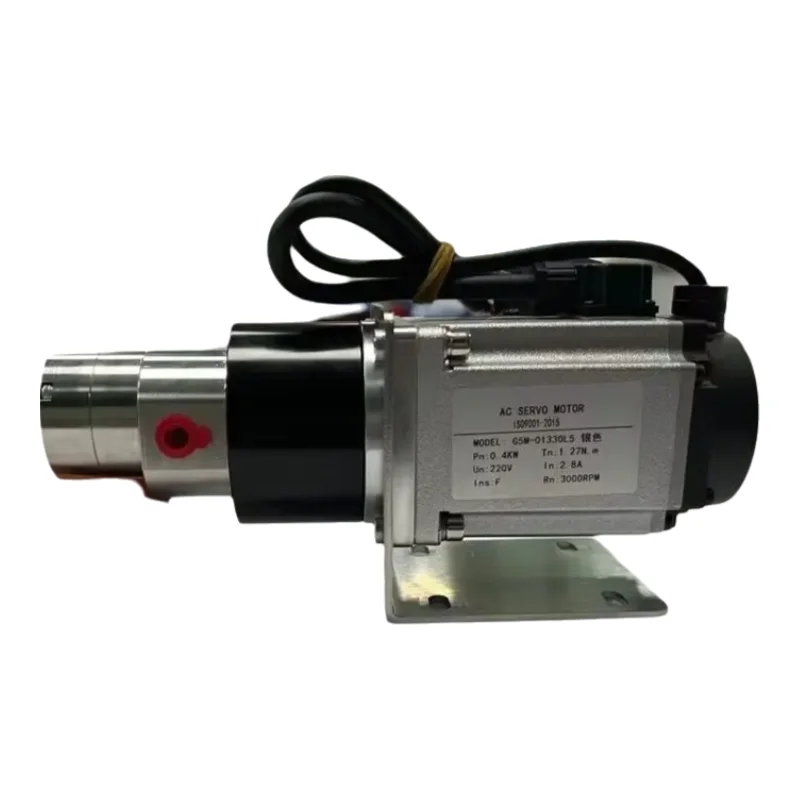 SOVOFLO MG-PKPF0.9-SVAC220V400W Magnetic Gear Pump 0.9mL/rev 2.7LPM SUS 316L Body PEEK Gear PTFE Seal with Servo Motor 220V AC