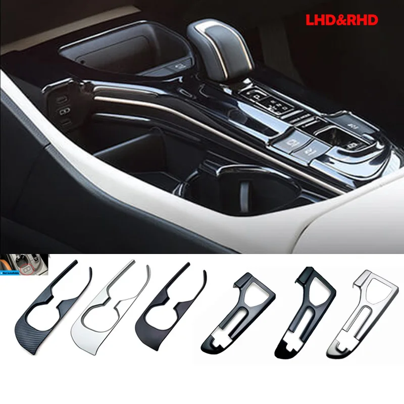 LHD RHD For Toyota Crown Crossover 2023 2024 center conlose gear shift panle front water cup coverDecoration Trim Accessories