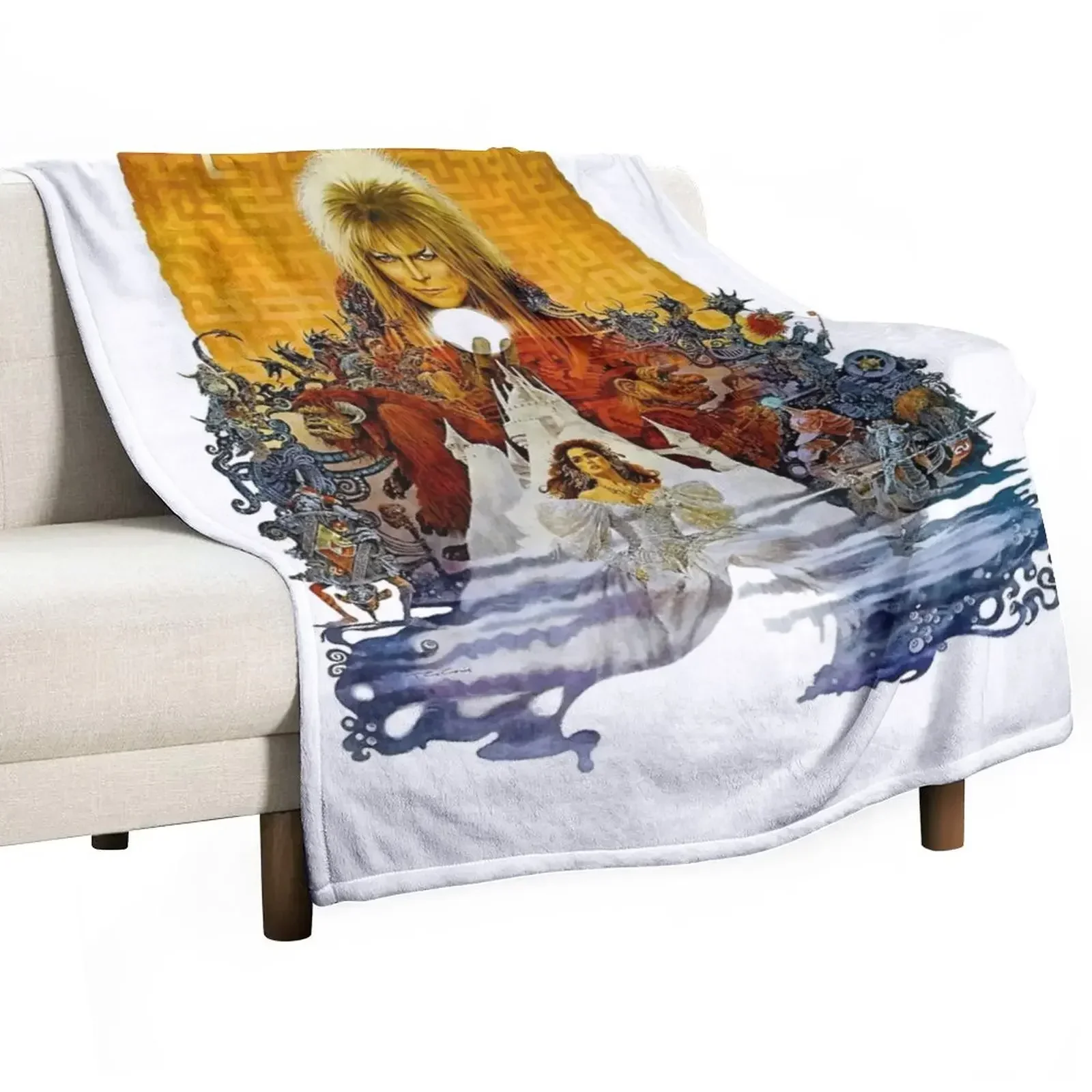 

The Realm of the Goblin King Throw Blanket Blankets For Sofas Thermals For Travel Fashion Sofas warm winter Blankets