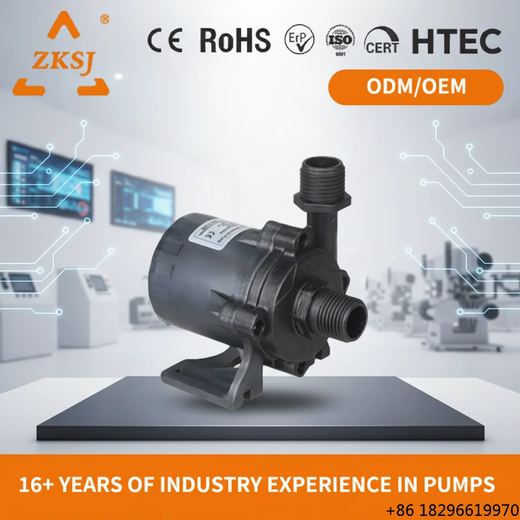 1560L/H 15M Head DC 24V Brushless Water Pump for  Chiller Cooling Solar Circulation System