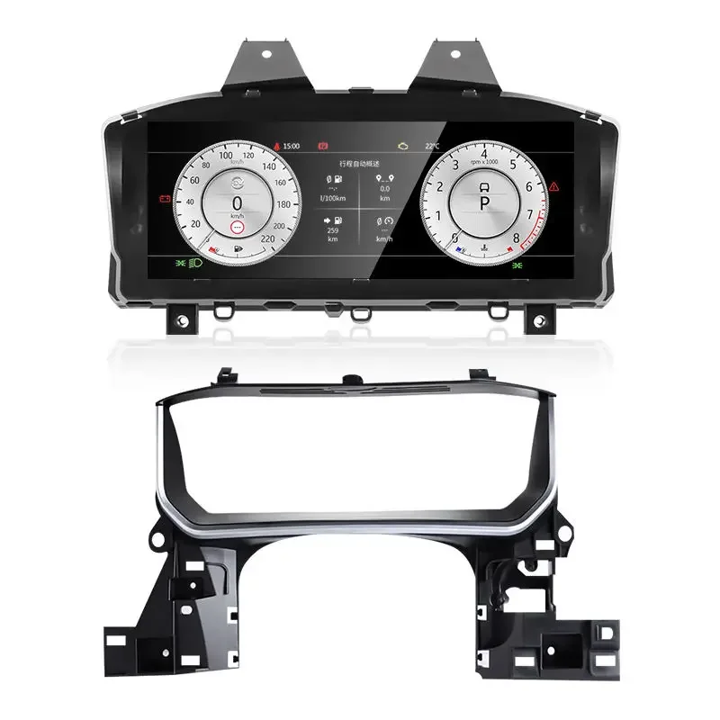 NaviHua 12.3 Inch Car Digital Cluster For Land Rover Discovery 5 Automotive LCD Dashboard Speedometer Virtual Cockpit Upgrade