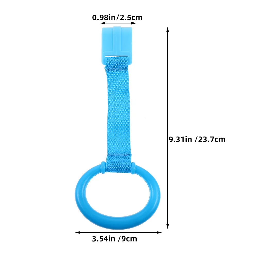 5Pcs Baby Crib Hanging Rings Infant Pull Up Rings Lightweight Durable Walking Assist Tools Baby Crib Pull Ring