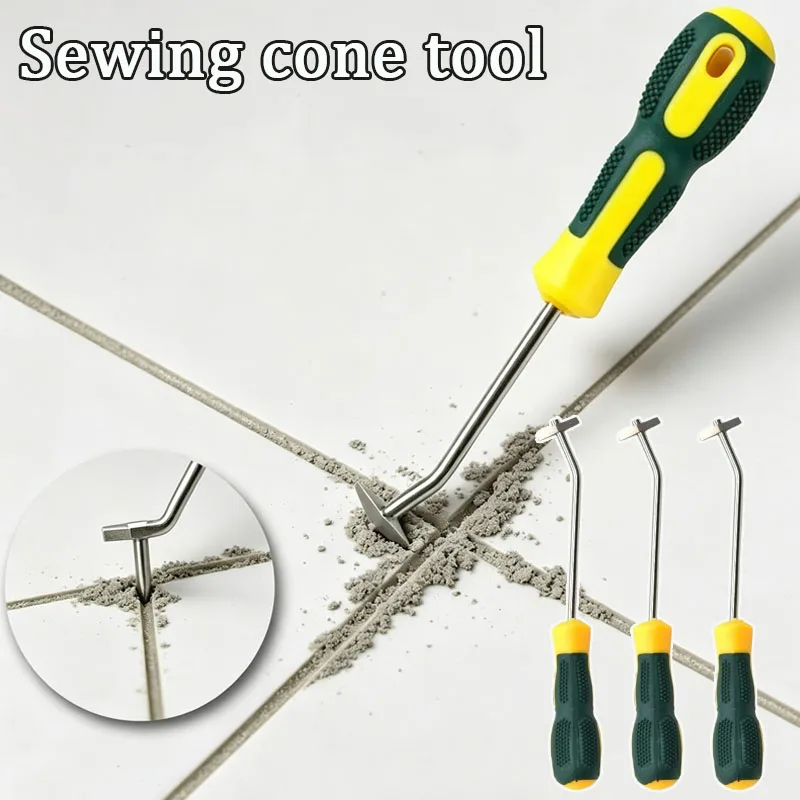 1-5PCS Tile Grout Removal Tool Diamond Groove Opener Joint Cleaning Scraper for Grouting Caulking Construction Work