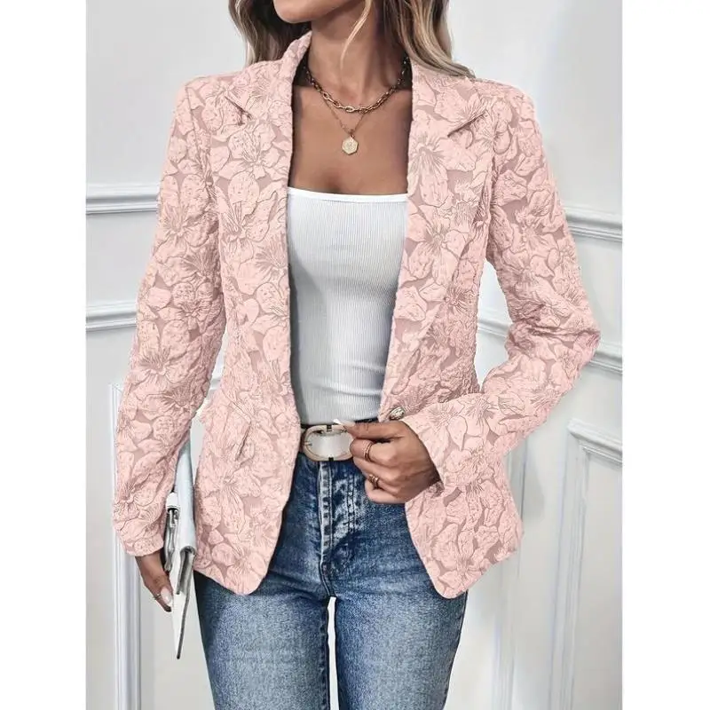 

Ladies Floral Embroidered Collar Long Sve Casual Sport Suit Set ort Pants Seven Sve T-irt Autumn Faion Women's Wear