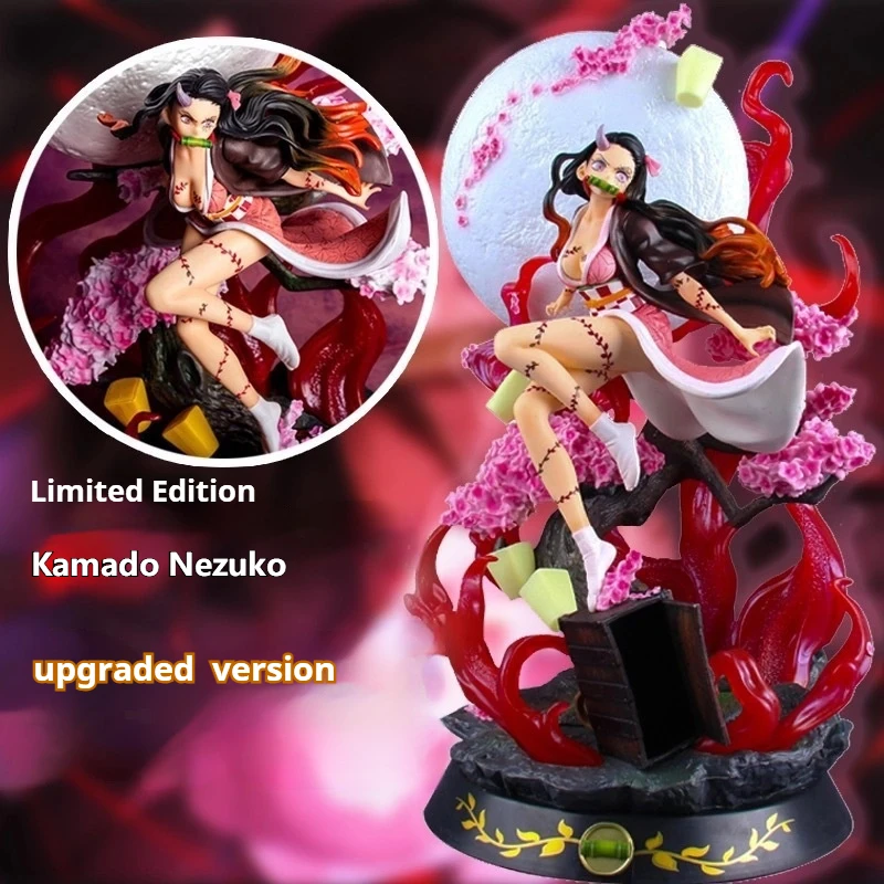 

Новые 31 см фигурки героев «Убийца демонов» Bakke Kamado Nezuko, улучшенная статуя, модель из ПВХ, украшение для стола, коллекция игрушек, подарок на день рождения