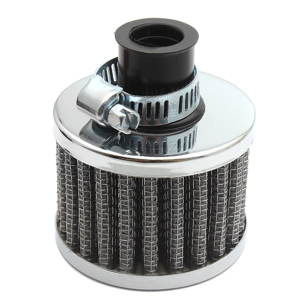 

1pc Cold Air Intake Filter Turbo Vent Crankcase Car Breather Valve Cover 12mm Intake Filter Turbo Vent Crankcase