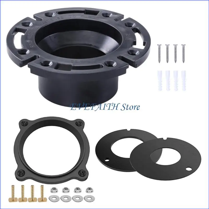 124B مجموعة مانعة للتسرب شفة المرحاض مع تصميم مقاوم للتآكل 385345892 لترقيات المرحاض #3
