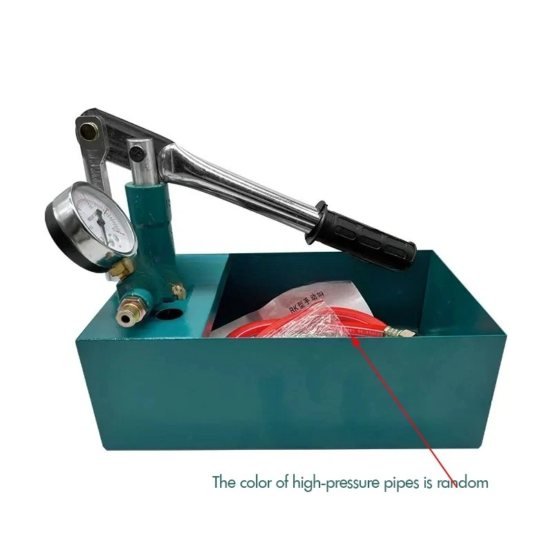 New 2.5Mpa Hand Power Test Pump Alunium Manual Water Pump Thick Water Pipe Pressure Test Pump Pipeline Leak Detector