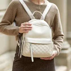 ZOOLER – sac à dos en cuir véritable 100% pour femmes, noir, grand sac de voyage de styliste, nouvelle mode, besoin d'affaires, # SC1518