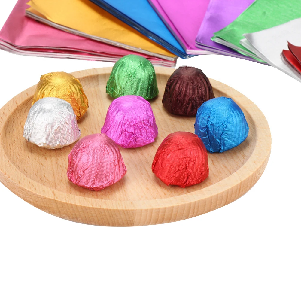 

500Pcs Premium Candy Packing Paper Safe Wrapping for Chocolates Wedding Birthday Events Candy Wrapping Paper