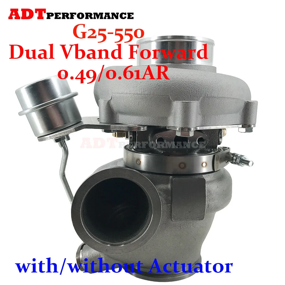 

Upgrade Turbo 858161-5002S 877895-5007S Dual Vband 0.49/0.61AR G25-550 Performance forward turbo 877895-5007S Full Turbocharger
