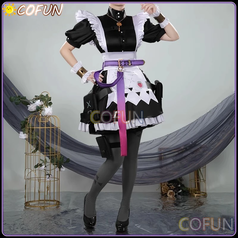 

COFUN [Customized] Nijisanji JP Kana Chan Fura Kanato Transsexual Maid Outfit Cosplay Costume Halloween Xmas Women