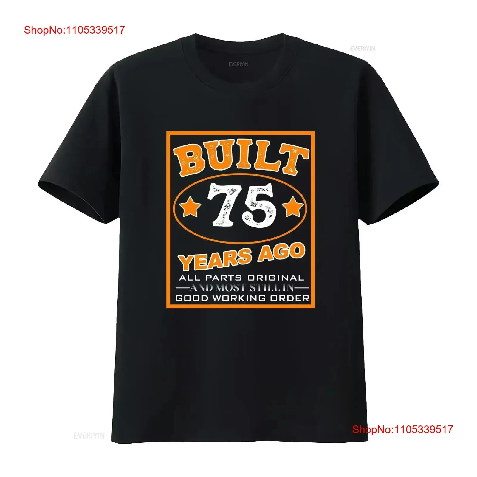 NEW Built 75 years ago all parts original and most still in good T Shirt S 3XL vintage Washed Breathable Stretched Soft Unisex