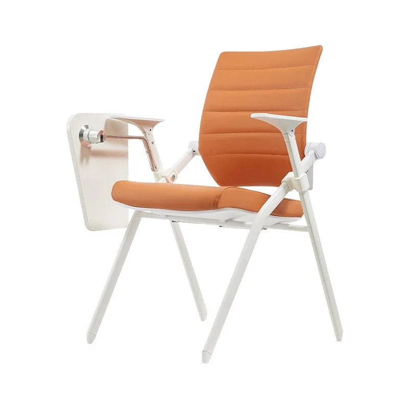 Folding training chair with writing board, meeting chair with table board